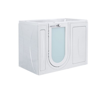 Zink K113 Standing Soaking Plastic Walk-In Bathtub For Elderly Portable Adults