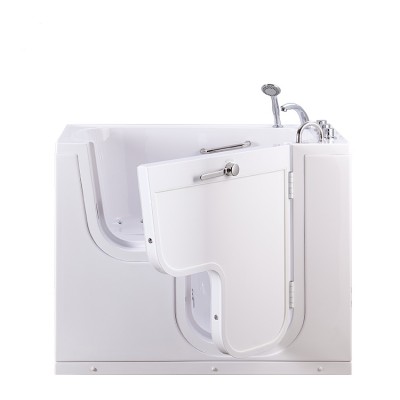 Zink K204 Cupc Small Walk-In Handicap Bathtub With Door For Disabled And Old People